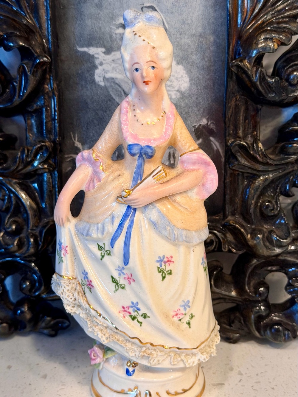 Cottagecore Vintage Marie Antoinette Porcelain Figure
